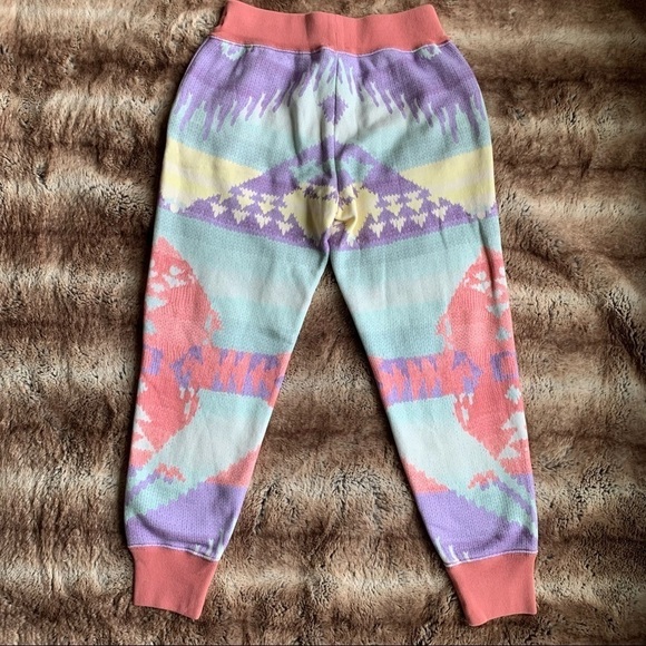 Polo Ralph Lauren Southwestern Fleece Sweatpant Desert Rose Bcn - Picture 3 of 12